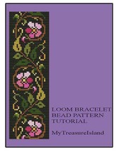 Bead Loom Vintage Floral Border 3 Multi-Color Bracelet Pattern PDF BP_101 - £3.98 GBP