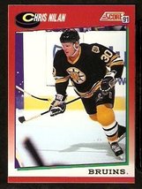Boston Bruins Chris Nilan 1991 Score Hockey Card 197 - £0.39 GBP