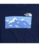 The North Face Mountain Logo Camp Hike Climb Black T-Shirt Mens Size M M... - £14.98 GBP
