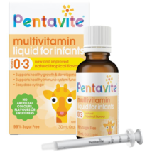 Pentavite Multivitamin Liquid For Infants - 30ml Tropical Flavour NEW - £60.19 GBP