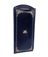 Vintage Eyeglasses Case Black Leather Gold Made in Italy Lion Crest Old ... - €29,04 EUR