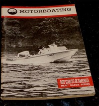 Vintage Boy Scout Booklet, Motor Boating, Merit Badge Series 1989 - $6.92