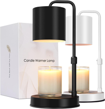 Candle Warmer Lamp Adjustable Height Dimmable Candle Lamp Warmer with Timer Comp - £42.68 GBP