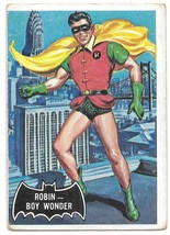 Batman Trading Card #2 Robin - Boy Wonder Comic Art Series 1966 Topps Black Bat - £30.22 GBP