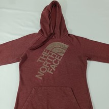 The North Face Women's Burnt Orange Drawstring Hoodie Pullover Sweatshirt Size S image 11