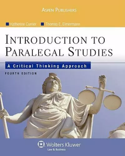 Introduction Paralegal Studies: Critical Thinking Approach by Katherine ... - $51.89