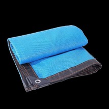 Customize 85% UV Blue Shade Cloth Taped Edge with Grommets - £3.52 GBP+