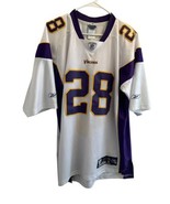 NFL Reebok On Field Adrian Peterson White Stitched Jersey  XL Minnesota ... - $1,396.33 MXN