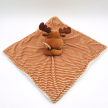 Carter's Moose Lovey Stripes Plush White Just One You Caribou - $18.74