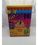 Vintage 1994 Mariachi Restaurant Style Tortilla Chips Empty Tin - $408.32 MXN