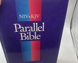 NIV/KJV Parallel Bible Hardcover Zondervan Staff Vintage 1983 - $182.14 MXN