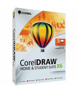 Corel CorelDRAW Home &amp; Student Suite X6 -3 Users Software f Windows CDHS... - $230.64 CAD