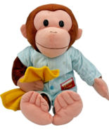 Curious George in Pajamas Stuffed Plush America&#39;s Favorite Monkey 12 inches - $24.46