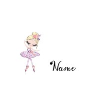 Dance Girl Pencil Case Personalized Custom Name Stationery Supplies Storage Bags - £43.26 GBP