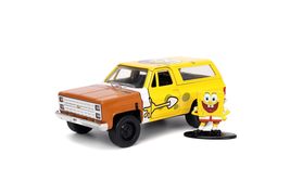 Jada Toys Spongebob Squarepants 1:32 1980 Chevy Blazer K5 Die-cast Car a... - $22.06