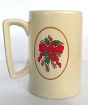 1987 Hallmark Big Smile Stein Christmas Collectible Ceramic Coffee Mug- Made In  - £15.71 GBP