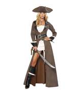 Roma Costume | Pirate Captain 4pc Cosplay  Women&#39;s  Halloween Costume - $138.00