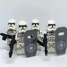 4pcs Star Wars The Bad Batch Wilco&#39;s company Clone Troopers Minifigures Set - $12.99