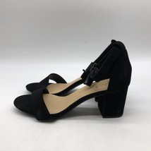 Y-Not Black Velvet Heels Size 8.5 M - £11.62 GBP