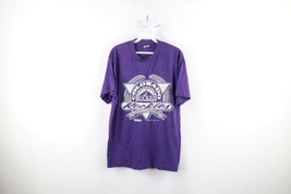 Vtg 90s Mens Large Distressed Spell Out Colorado Rockies Baseball T-Shirt USA - £31.81 GBP