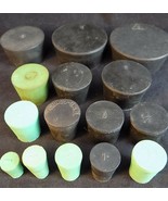 RUBBER LABORATORY STOPPERS SOLID LAB BUNG PLUG STOPS USA - $4.56 CAD+