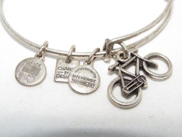 Alex and Ani Charm Bracelet Energy Bike Bicycle - £5.28 GBP