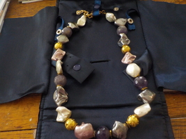 Sabra amethyst necklace NIB - £71.10 GBP