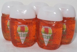 Bath &amp; Body Works PocketBac Hand Gel Set Lot of 5 SPARKLING SWEET NECTARINE - £13.84 GBP