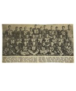 Vtg 1950&#39;s Lexington Kentucky Lafayette HS Junior Football Team Newspape... - $19.44 CAD