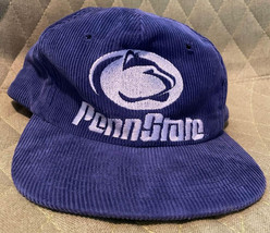 Vintage Twins Enterprise Corduroy Penn State Nittany Lions Snapback Hat - £19.97 GBP