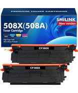 HP 508X CF360X  Black Compatible Toner Ctg -Set 2  High Yield Laserjet M... - $3,486.69 MXN