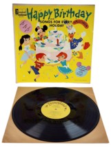 Disney Happy Birthday and Songs for Every Holiday LP Disneyland Mono - £6.52 GBP