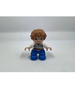 Boy Figure Only LEGO Duplo 10879 Jurassic World Gentle Giants Petting Zoo - $12.86