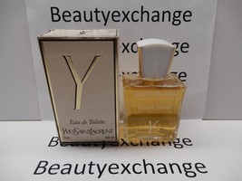 Vintage Y Yves Saint Laurent Perfume Eau De Toilette Splash 3.3 oz Boxed - £156.20 GBP