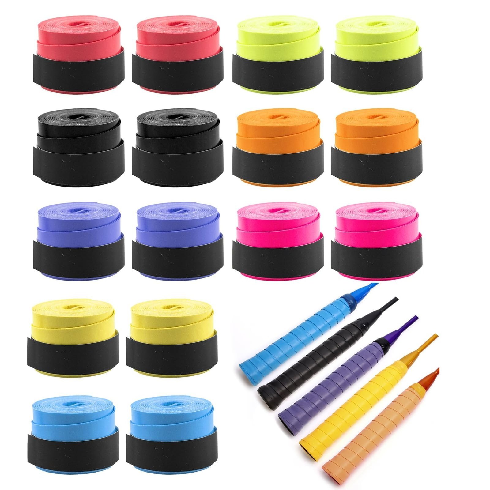 Vibrant Grip Tape for Baseball and Badminton Handles - $27.71
