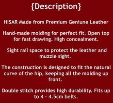 Fits SIG P238 Micro Compact .380 Auto 2.7”BBL Paddle Holster Open Top #1096# RH image 8