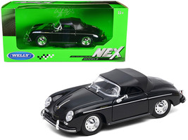 Porsche 356A Speedster Soft Top Black &quot;NEX Models&quot; Series 1/24 Diecast M... - £33.33 GBP