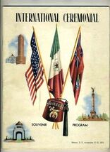 Shrine International Ceremonial Souvenir Program Mexico 1953 - $34.61