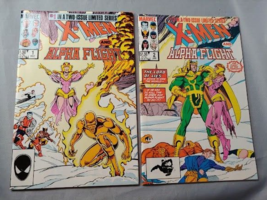 X Men and Alpha Flight Marvel #1 #2 Two Issue Limited Series 1985 VF+ - £7.61 GBP