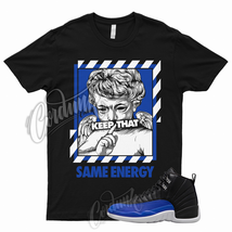 ENERGY Shirt for J1 12 Hyper Royal WMNS Metallic Silver Game 5 Racer Blue 1 - $23.08+