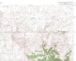 Arapahoe Butte Quadrangle Wyoming 1952 USGS Topo Map 7.5 Minute Topographic - $23.99