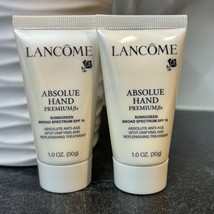 2- NEW Lancome Absolue Hand Premium Bx Sunscreen SPF 15 Treatment 1 oz - $69.99