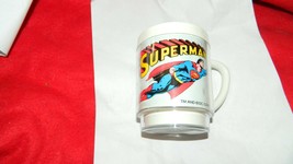 SUPERMAN THE MOVIE CHRISTOPHER REEVES DC COMICS CUP 1978 PLASTIC FREE US... - $12.19