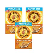 Pack of 3 Post Honey Bunches Roasted Cereal 18oz Sweetened With Oats and... - $333.27 MXN