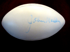 John Madden Wsc Oakland Raiders Hof Signed Auto Vintage Wilson Football PSA/DNA - £391.12 GBP
