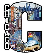 Chicago Capitol C Collage Fridge Magnet - $8.99