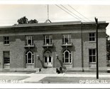 RPPC  DuQuoin Illinois IL Post Office Building Street View  UNP Postcard - $28.66