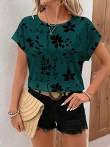 Elegant Floral Print Women&#39;s Blouse - $14.55