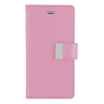 For Samsung Note 10 Goospery Rich Diary Leather Wallet Case Pink - £5.38 GBP
