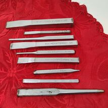 9X Sears Craftsman Punch &amp; Chisel Set USA Vintage READ!! - $24.98